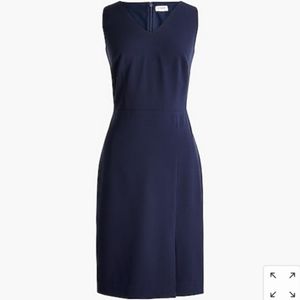 J. Crew V-neck suiting dress- NWT